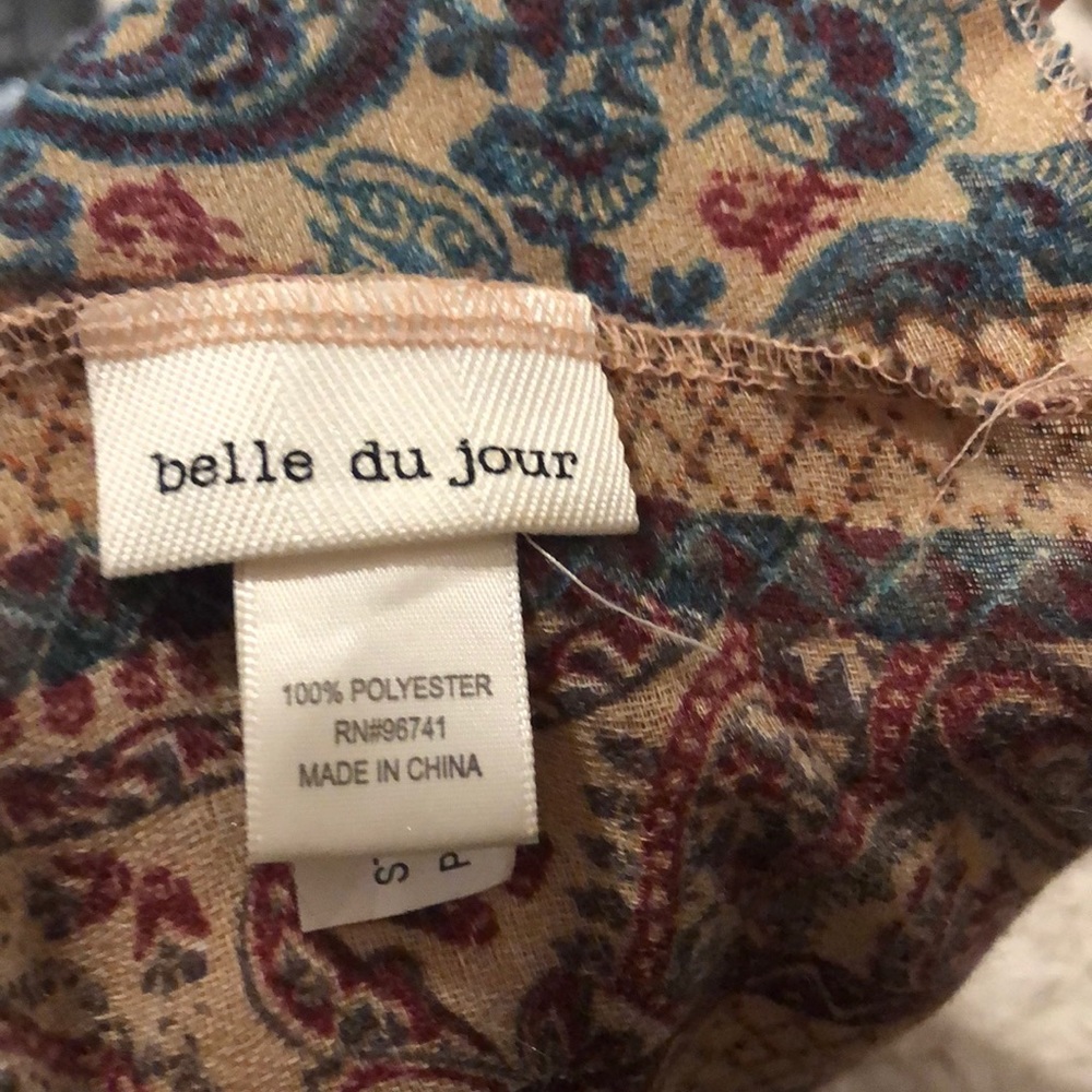 Multi-Colored Patterned Infinity Scarf - Picture 6 of 7